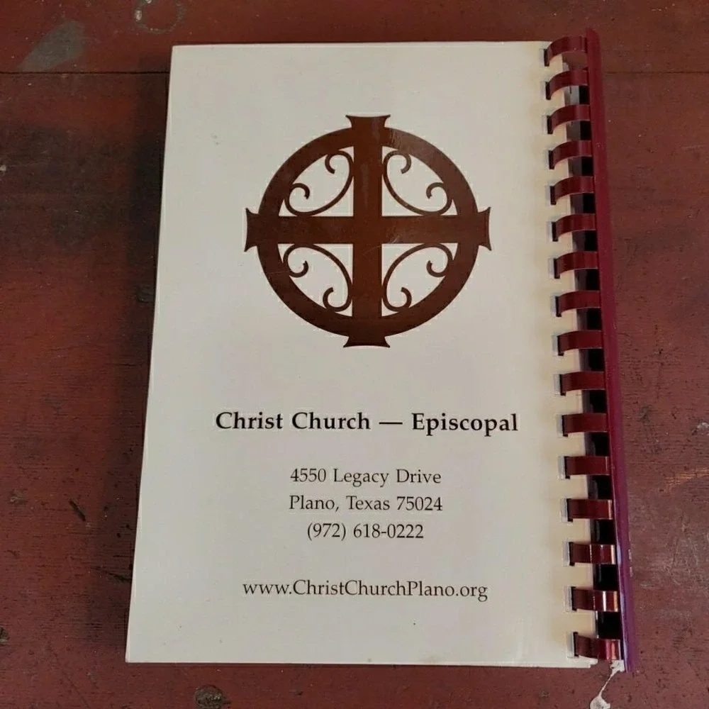 2002 Spiral Bound Cookbook A Harvest Shared -Christ Church Episcopal - Plano, TX